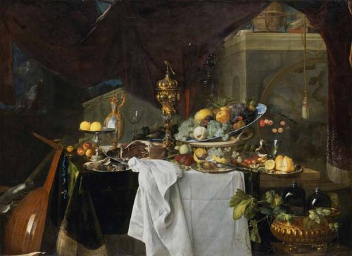 Jan Davidszoon de Heem - "A Table of Desserts" (1640)