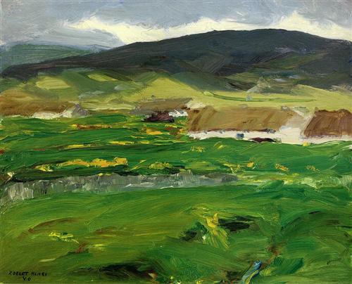    "O'Malley Home (Achill Island, County Mayo, Ireland)" (1913) - Robert Henri 